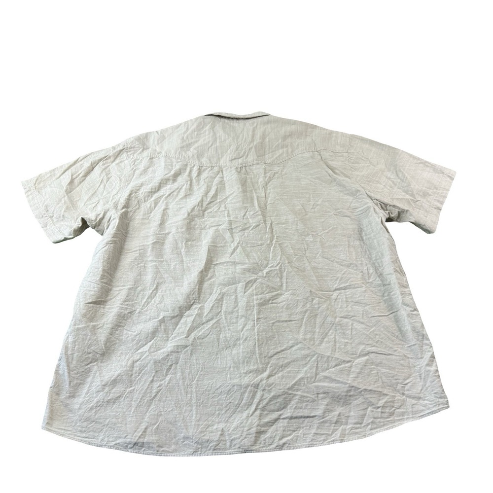 Howler Brothers Gaucho Snapshirt Mens 2XL Rising Sun Western Beige Snap Shirt - Picture 3 of 5